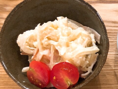 残った肉じゃがを簡単ポテサラリメイク